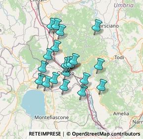 Mappa Piazza del Fanello, 05018 Orvieto TR, Italia (11.661)