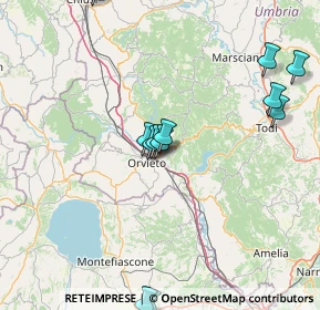 Mappa Piazza del Fanello, 05018 Orvieto TR, Italia (19.61154)