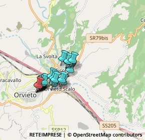 Mappa Piazza del Fanello, 05018 Orvieto TR, Italia (1.555)