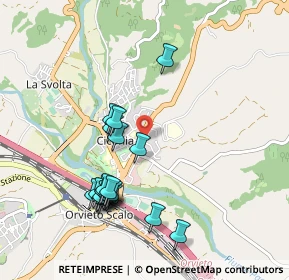 Mappa Via dei Cedri, 05018 Orvieto TR, Italia (1.014)