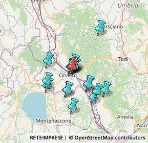 Mappa Via dei Cedri, 05018 Orvieto TR, Italia (9.4705)