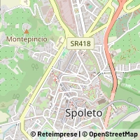 Karte Spoleto