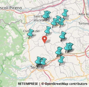 Mappa SP262, 64012 Piancarani TE, Italia (7.787)