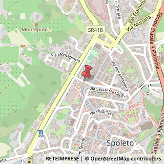 Mappa Vicolo San Giovanni, 1, 06049 Spoleto, Perugia (Umbria)
