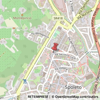 Mappa Via Porta Fuga, 41, 06049 Spoleto, Perugia (Umbria)