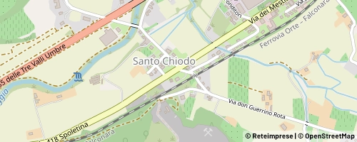 Mappa Spoleto