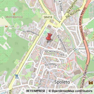 Mappa Corso Giuseppe Garibaldi, 82, 06049 Spoleto, Perugia (Umbria)