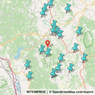 Mappa Località Romazzano, 06059 Todi PG, Italia (10.07)