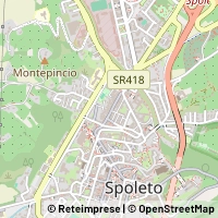 Hartă Spoleto