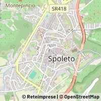 Mapa Spoleto