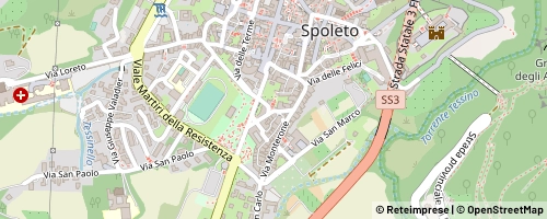 Mappa Spoleto