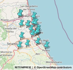 Mappa Via Nazionale Adriatica, 64021 Giulianova TE, Italia (11.26176)