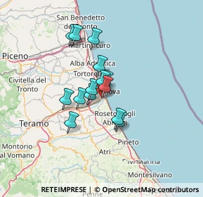 Mappa Via Nazionale Adriatica, 64021 Giulianova TE, Italia (9.61857)