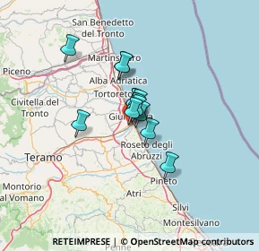 Mappa Via Nazionale Adriatica, 64021 Giulianova TE, Italia (7.10462)
