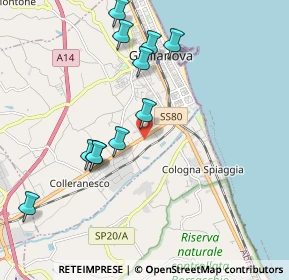 Mappa Via Nazionale Adriatica, 64021 Giulianova TE, Italia (2.08091)