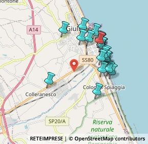 Mappa Via Nazionale Adriatica, 64021 Giulianova TE, Italia (1.756)