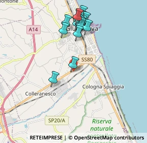 Mappa Via Nazionale Adriatica, 64021 Giulianova TE, Italia (2.1495)