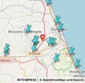 Mappa A14 - Autostrada Adriatica, 64021 Giulianova TE, Italia (4.58667)