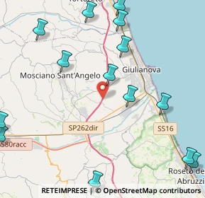 Mappa A14 - Autostrada Adriatica, 64021 Giulianova TE, Italia (5.97143)