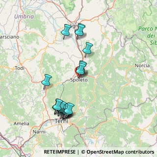 Mappa Via Salara Vecchia, 06049 Spoleto PG, Italia (16.0365)