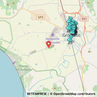 Mappa Via dei Girasoli, 58100 Grosseto GR, Italia (5.0055)