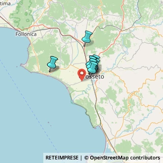 Mappa Via dei Girasoli, 58100 Grosseto GR, Italia (7.51667)