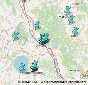 Mappa Via dei Melograni, 05018 Orvieto TR, Italia (14.477)