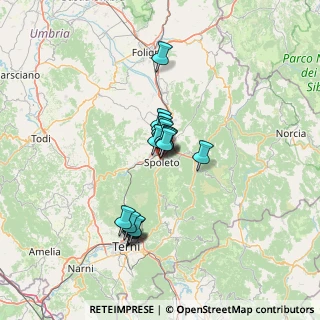 Mappa Via Interna delle Mura, 06049 Spoleto PG, Italia (9.86235)