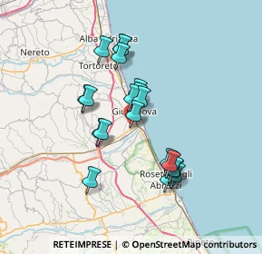 Mappa Via Forlì, 64021 Giulianova TE, Italia (6.169)