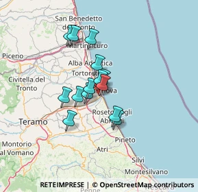 Mappa Via Forlì, 64021 Giulianova TE, Italia (9.61)