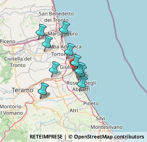 Mappa Via Nazionale Adriatica, 64021 Roseto degli Abruzzi TE, Italia (11.28)