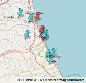 Mappa Via Nazionale Adriatica, 64021 Roseto degli Abruzzi TE, Italia (5.58333)