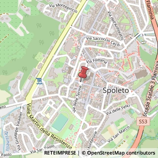 Mappa Via Plinio il Giovane, 6/8, 06049 Spoleto, Perugia (Umbria)
