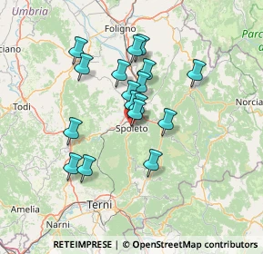 Mappa Vicolo S. Filippo, 06049 Spoleto PG, Italia (11.72176)