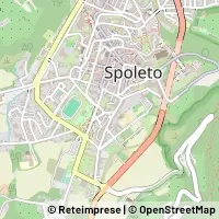 Mapa Spoleto