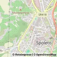 地図 Spoleto