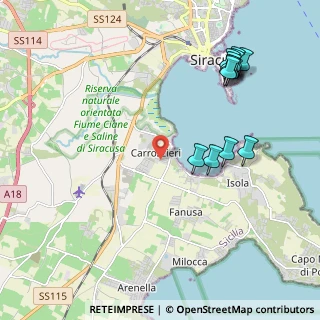Mappa Via del Pellicano, 96100 Carrozziere SR, Italia (2.67333)