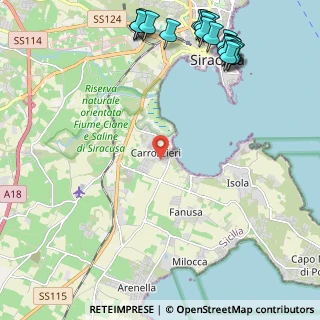 Mappa Via del Pellicano, 96100 Carrozziere SR, Italia (3.559)