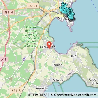 Mappa Via del Pellicano, 96100 Carrozziere SR, Italia (3.568)