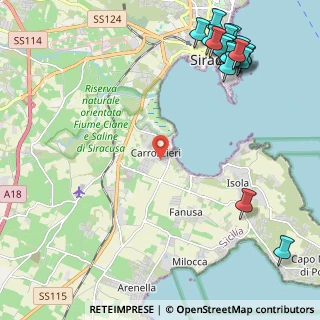 Mappa Via del Pellicano, 96100 Carrozziere SR, Italia (3.54105)