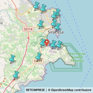 Mappa 96100 Carrozziere SR, Italia (4.99308)
