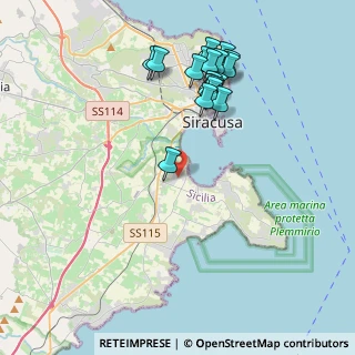 Mappa 96100 Carrozziere SR, Italia (4.65167)