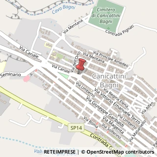 Mappa Via canale 74/b, 96010 Canicattini Bagni, Siracusa (Sicilia)