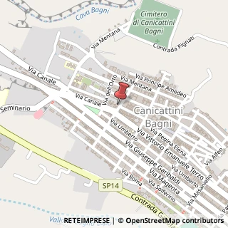 Mappa Via Vincenzo Bellini, 41, 96010 Canicattini Bagni, Siracusa (Sicilia)