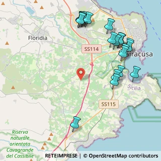 Mappa Strada Magrentino, 96100 Siracusa SR, Italia (5.809)