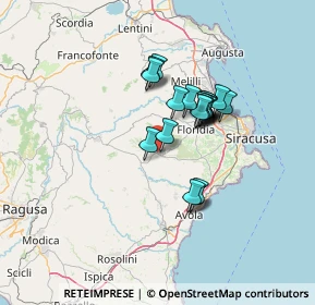 Mappa Via del Seminario, 96010 Canicattini Bagni SR, Italia (11.26)
