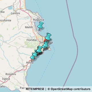 Mappa Via La Maddalena, 96100 Siracusa SR, Italia (9.36154)