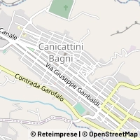 Carte Canicattini Bagni