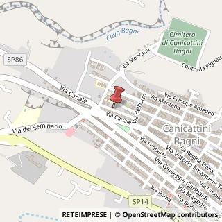 Mappa Via messina 5, 96010 Canicattini Bagni, Siracusa (Sicilia)