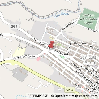 Mappa Via Vittorio Emanuele III, 43, 96010 Canicattini Bagni, Siracusa (Sicilia)